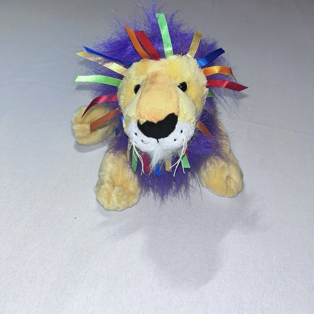 Ganz Ribbon Lion Webkinz Stuffed‎ Animal Plush 9" Toy Retired NO CODE HM487